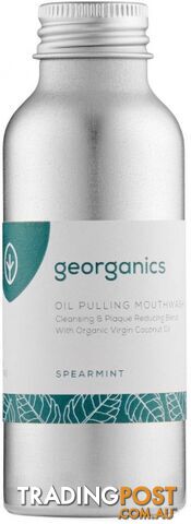 Georganics Oil Pulling Mouthwash Spearmint 100ml - Georganics - 5060480200241