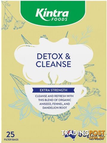 Kintra Foods Detox & Cleanse Tea 25Teabags - Kintra Foods - 9341709000719