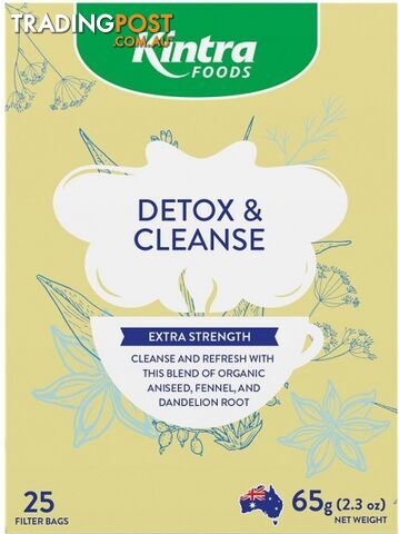 Kintra Foods Detox & Cleanse Tea 25Teabags - Kintra Foods - 9341709000719