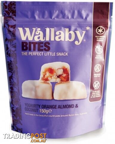 Wallaby Bites Yoghurt Orange Almond & Coconut 150g - Wallaby - 9314943000234