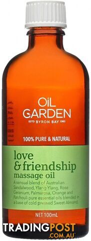 Oil Garden Love & Friendship Pure Body & Massage Oil Blend 100mL - Oil Garden - 9318901600009