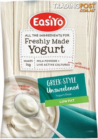 Easiyo Greek Style Unsweetened Low Fat Yogurt 170g - EasiYo Yogurt - 9416892292125