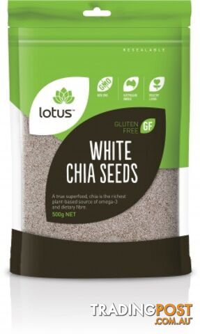 Lotus Chia Seeds White  500g - Lotus - 9317127003465