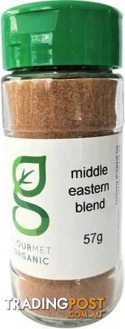 Gourmet Organic Middle Eastern Blen Shaker 57g - Gourmet Organic Herbs - 9332974003123