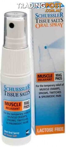 Schuessler Tissue Salts Oral Spray Mag Phos - Muscle Relaxant 30ml - Martin & Pleasance - 9324294000968
