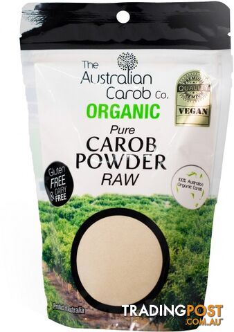 The Australian Carob Organic Carob Powder Raw 200g - The Australian Carob Co - 0609722934992