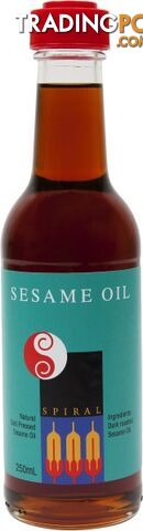 Spiral Japanese Sesame Oil  250ml - Spiral Foods - 9312336140000