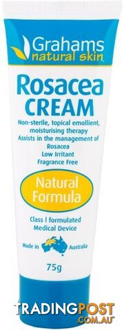 Grahams Rosacea Cream 75g - Grahams - 9332996000209