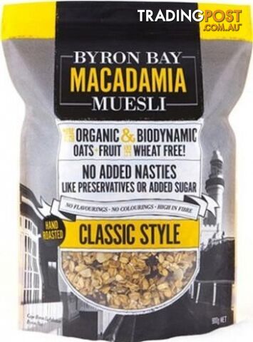 Byron Bay Macadamia Muesli Classic Style 2Kg - Byron Bay Macadamia Muesli - 0799439680715