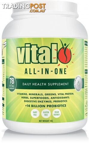 Vital All-In-One Total Daily Supplement 1Kg - Vital - 9321582006008