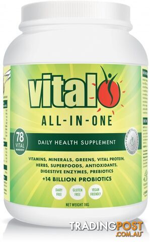 Vital All-In-One Total Daily Supplement 1Kg - Vital - 9321582006008