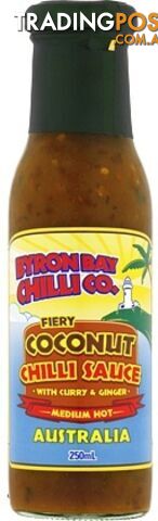 Byron Bay Chilli Fiery Coconut Chilli Sauce 250ml - Byron Bay Chilli Co - 804798000019
