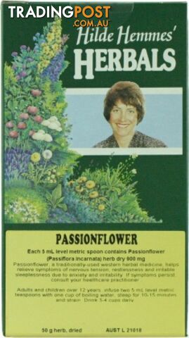 Hilde Hemmes Passionflower Herb Tea 50g - Hilde Hemmes Herbals - 9315915001822