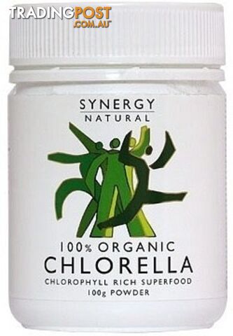 Synergy Chlorella Powder 100g Organic - Synergy - 9318690001612