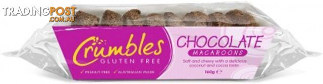 Crumbles Chocolate Macaroons  Tray 160g - Crumbles - 9310489300357