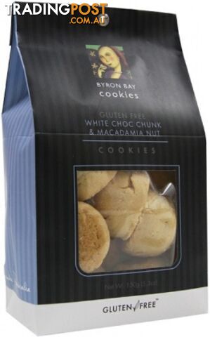Byron Bay White Choc Chunk & Macadamia Nut Cookies 150g - Byron Bay Cookies -...