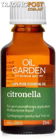Oil Garden Citronella Pure Essential Oil 25ml - Oil Garden - 9318901200711