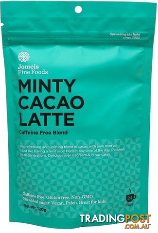 Jomeis Fine Foods Minty Cacao Latte  120g - Jomeis Fine Foods - 9333725000330