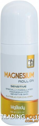 Mgbody Magnesium Roll On Sensitive 60ml - MgBody - 797776149681