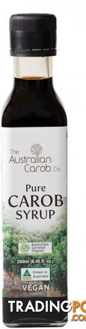 Pure Carob Syrup 250ml - The Australian Carob Co - 0609722934978