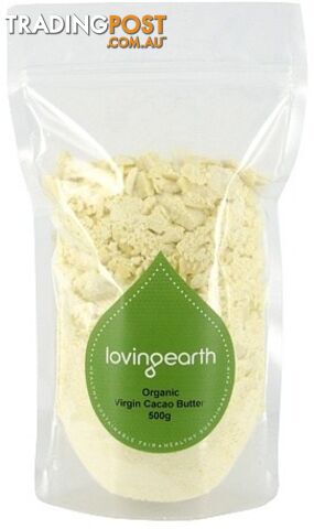 Loving Earth Virgin Cacao Butter 500g - Loving Earth - 9339709001324