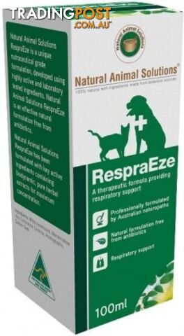 Natural Animal Solutions RespraEze 100ml - Natural Animal Solutions - 9341976000238
