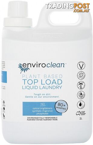Enviro Clean Liquid Laundry Top Load 2L - Enviro Care - 9325937000321