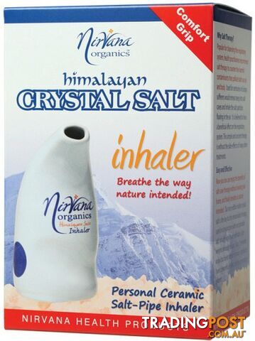 Nirvana Ceramic Salt Pipe Inhaler - Nirvana Organics - 9338196000612