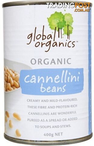 Global Organics Cannellini Beans 400g - Global Organics - 9326721009278
