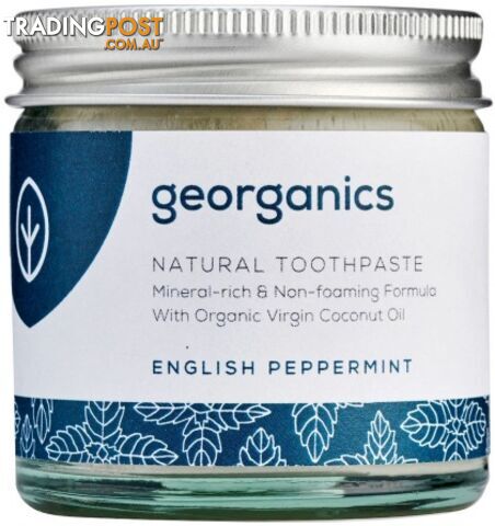Georganics Toothpaste English Peppermint 60ml - Georganics - 5060480200005