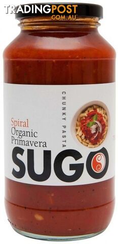 Spiral Organic Primavera Sugo Glass 709g - Spiral Foods - 9312336760000
