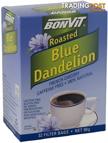 Bonvit Blue Dandelion French Chicory 32 Filter Bags 90g - Bonvit - 9316774183070