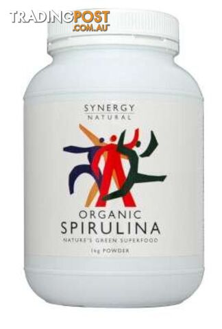 Synergy Spirulina Powder  1kg Organic - Synergy - 9318690000646