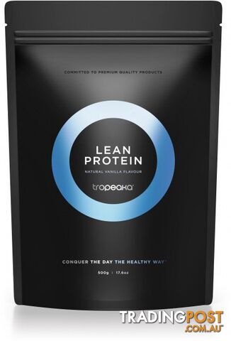 Tropeaka LEAN PROTEIN Vanilla Powder  500g Pouch - Tropeaka - 9350728000457