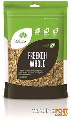 Lotus Freekeh Whole 425g - Lotus - 9317127009306