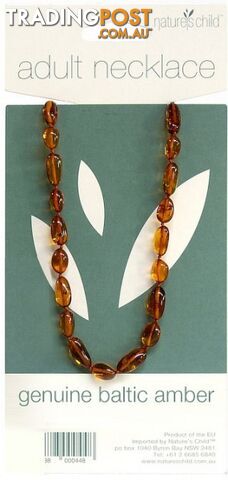 Natures Child Amber Necklace for Adults Cognac - Natures Child - 9336588000448