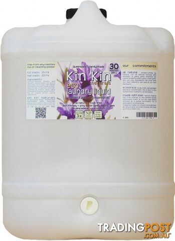 Kin Kin Naturals Eco Laundry Liquid Lavender & Ylang Ylang 20L - Kin Kin Naturals - 93705105015408