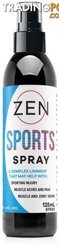 Zen Sports Spray 125ml - ZEN - 9321582002178