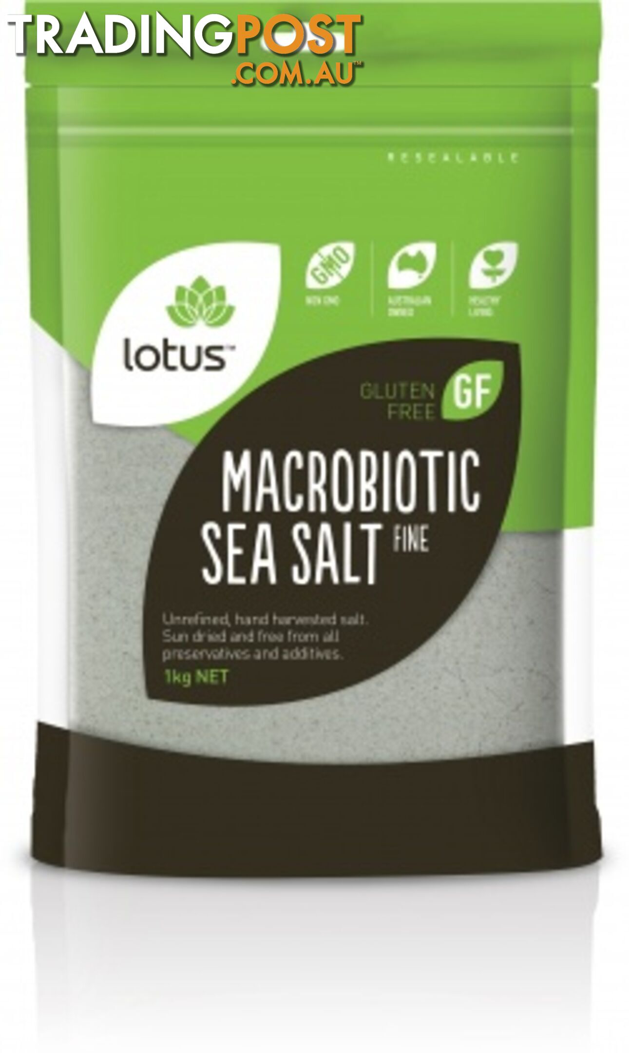 Lotus Macrobiotic Sea Salt - Fine 1kg - Lotus - 9317127639510