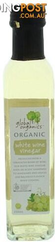 Global Organics White Wine Vinegar  250ml - Global Organics - 9326721009742