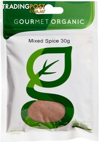 Gourmet Organic Mixed Spice 30g Sachet - Gourmet Organic Herbs - 9332974000856