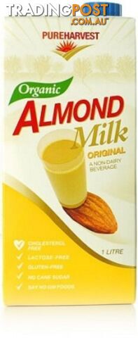 Pure Harvest Organic Activated Almond Milk Original 1ltr - Pure Harvest - 9312231231018