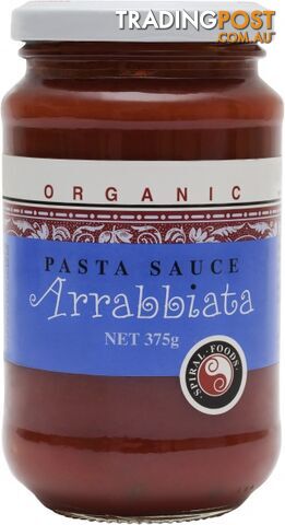 Spiral Organic Arrabbiata Pasta Sauce 375g - Spiral Foods - 9312336790014