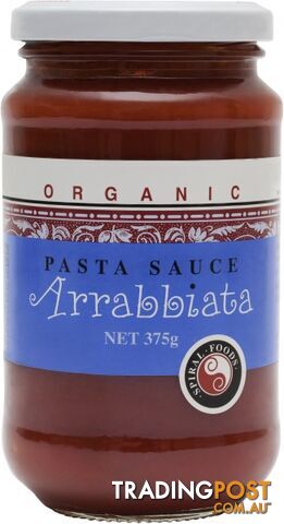 Spiral Organic Arrabbiata Pasta Sauce 375g - Spiral Foods - 9312336790014