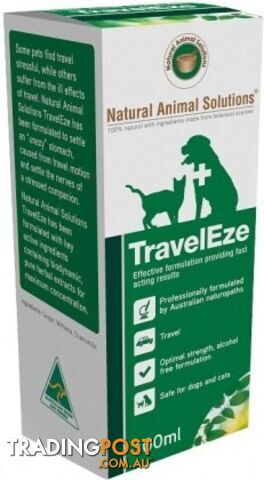 Natural Animal Solutions TravelEze 100ml - Natural Animal Solutions - 9341976000177