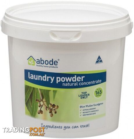 Abode Front & Top Loader Eucalyptus Laundry Powder 4kg - Abode - 9343188001942