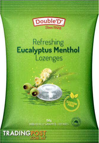Double D Refreshing Eucalyptus Menthol Lozenges  150g - Double D - 9310481000019