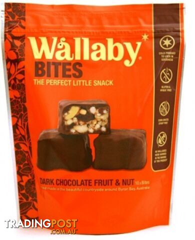 Wallaby Bites Dark Chocolate Fruit & Nut 150g - Wallaby - 9314943000227