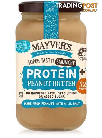 Mayvers Peanut Butter Protein Plus 375g - Mayvers - 9310885115852