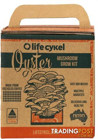 Life Cykel Oyster Mushroom Grow Kit - Life Cykel - 797776401765